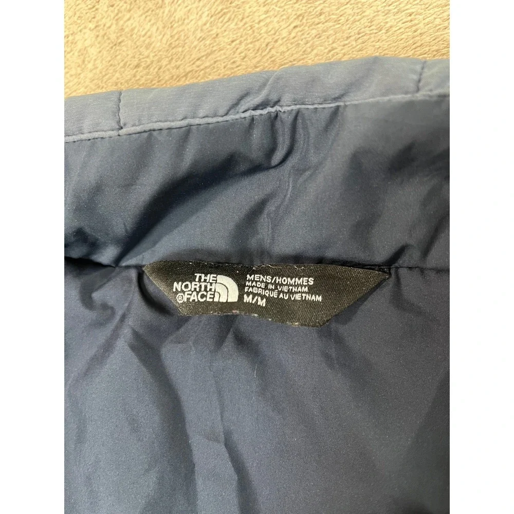 The North Face Junction Insulated Jacket Men's M Gray Mock Neck Long Sleeve EUC